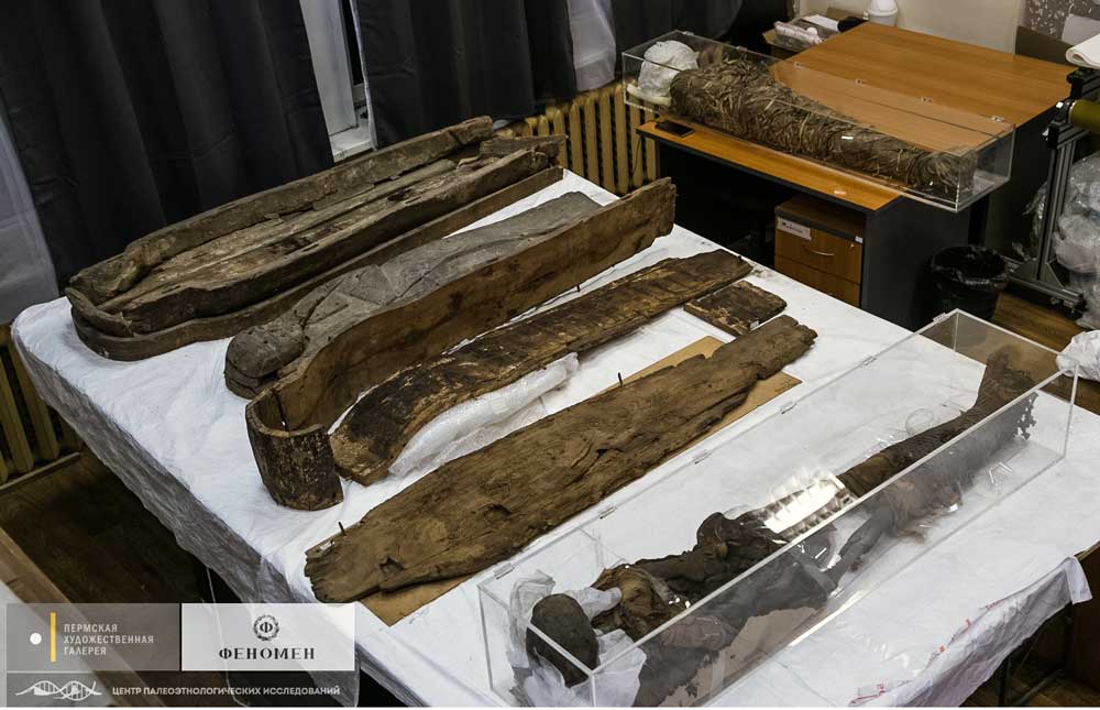 Начало проекта реставрации двух древнеегипетских мумий из Перми...